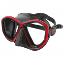 Seac Sub Maske Symbol Klar/Rot