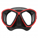 Seac Sub Maske Symbol Klar/Rot