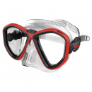 Seac Sub Maske Symbol Klar/Rot