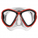 Seac Sub Maske Symbol Klar/Rot
