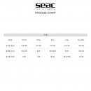 Seac Sub Geräteflosse F1S Schwarz M/L