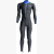 Cressi Lycra Jumpsuit Herren Black Blue M