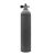 Polaris MES 7L Aluflasche natur 200 bar mit Ventil 12544-LI