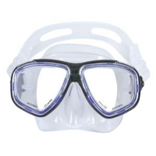 Oceanic Maske ION Silikon Clear / Rot