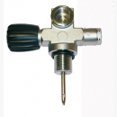 Polaris 5,7L Alu 40 cuft Tauchflasche mit Ventil links Weiß