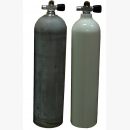 Polaris 5,7L Alu 40 cuft Tauchflasche mit Ventil rechts...