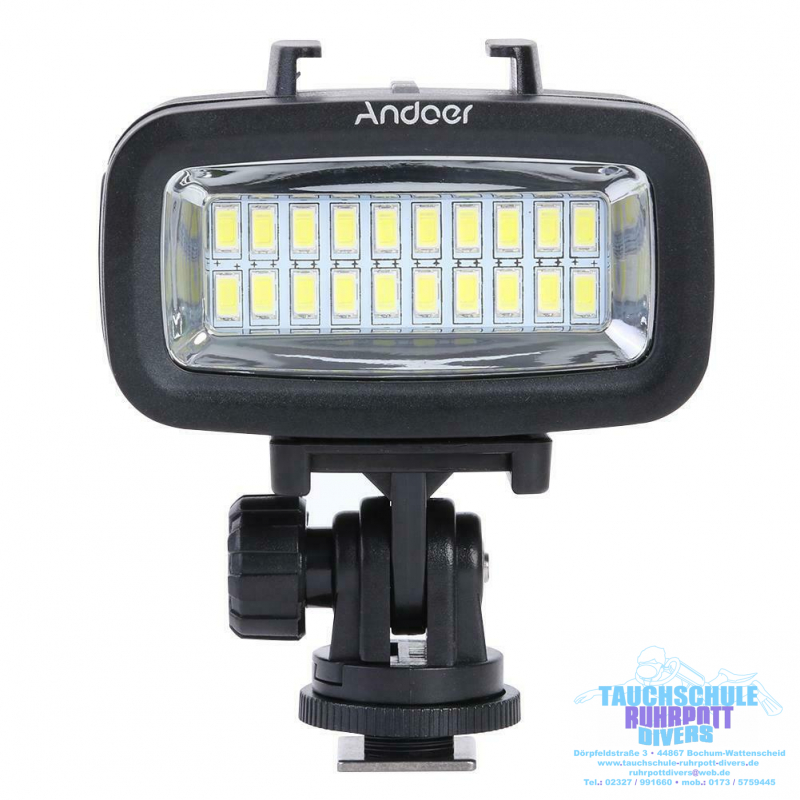 Unterwasser Tauchlampe Scheinwerfer LED Lampe Für GoPro Canon Nikon Kamera DE 