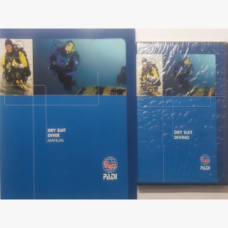 PADI Dry Suit Diver Manual - PADI Lehrbuch mit DVD - Englisch